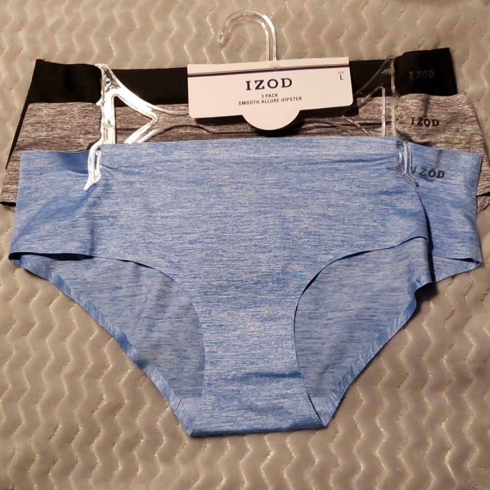 Izod 3 pack hipster panties